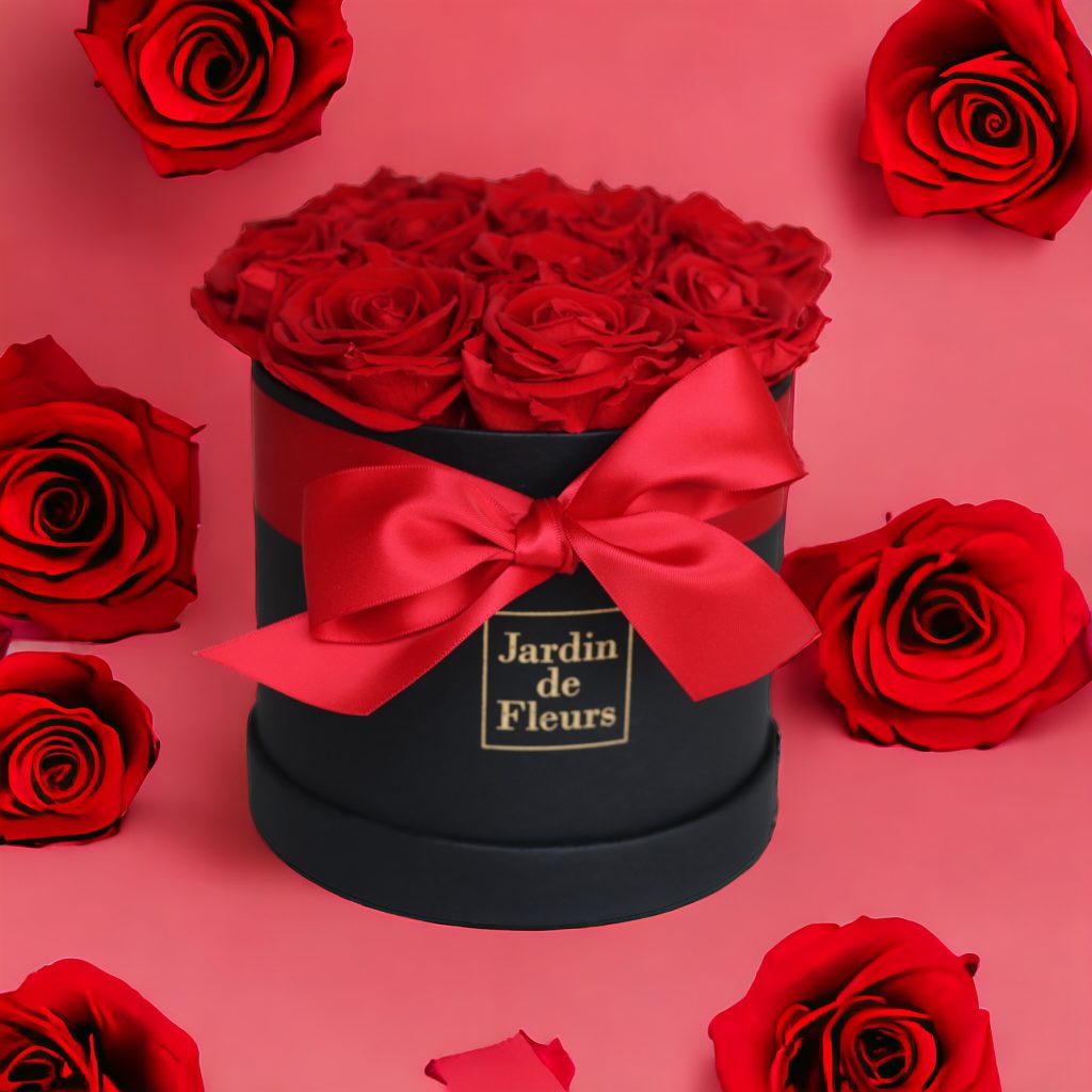 Rosenbox Flowerbox konservierte Rosen Valentinstag Romantik